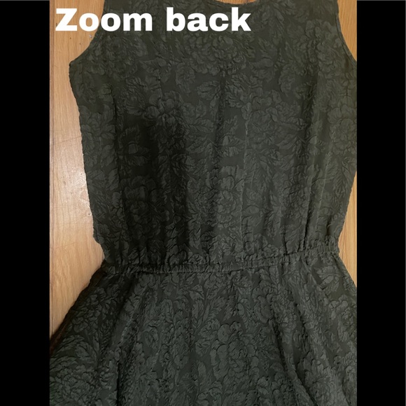 Emerald green like sundress (floral pattern) - Picture 3 of 4
